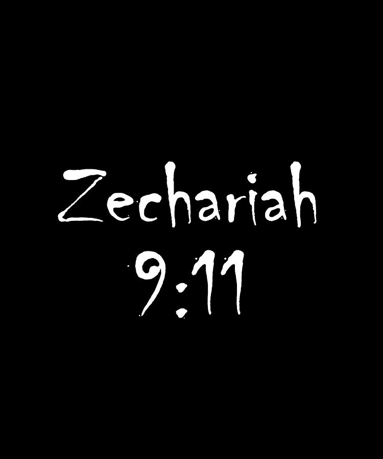 Zechariah 9 11 Bible Verse Title Digital Art by Vidddie Publyshd