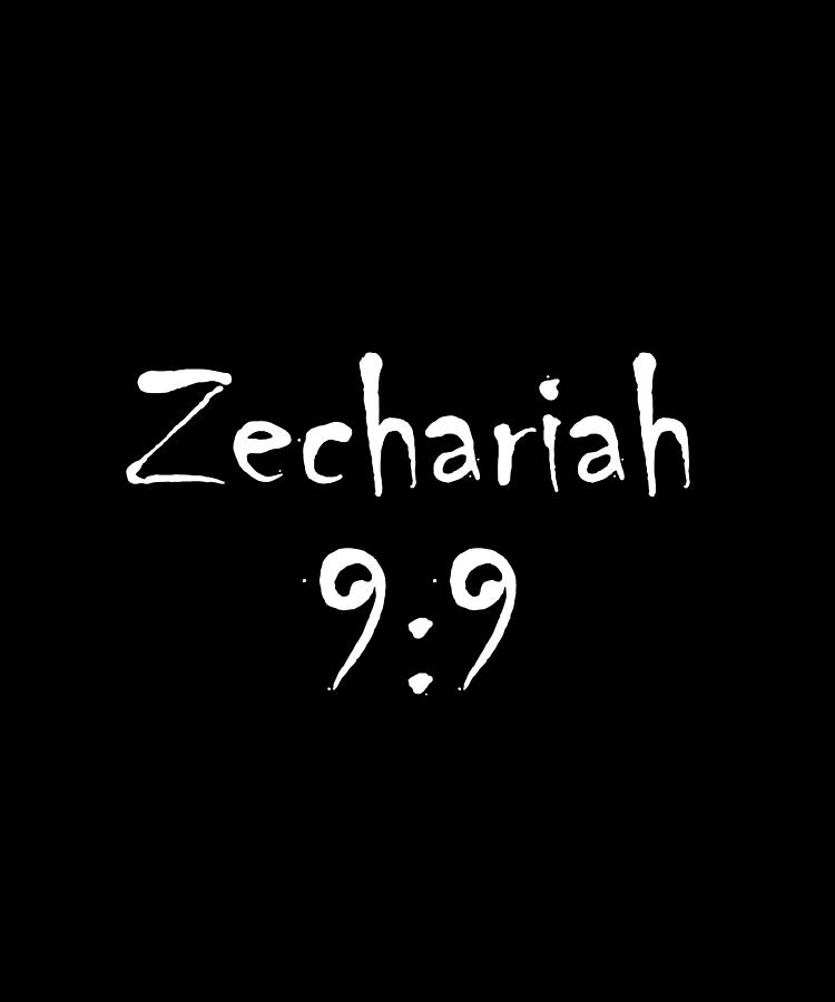 Zechariah 9 9 Bible Verse Title Digital Art by Vidddie Publyshd