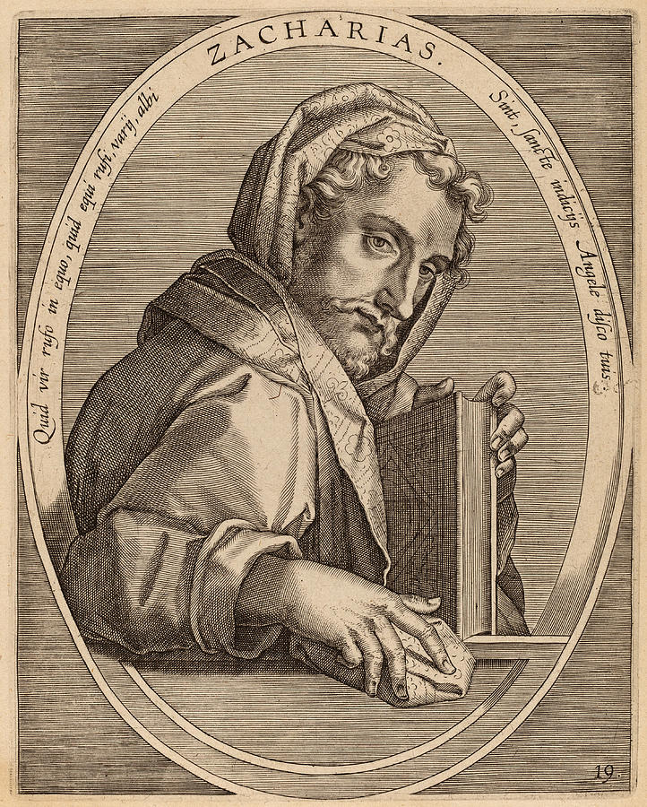 Zechariah Drawing by Theodor Galle