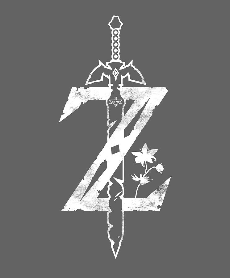 Zelda Breath Of The Wild Logo Digital Art by Ivy Elliott - Pixels