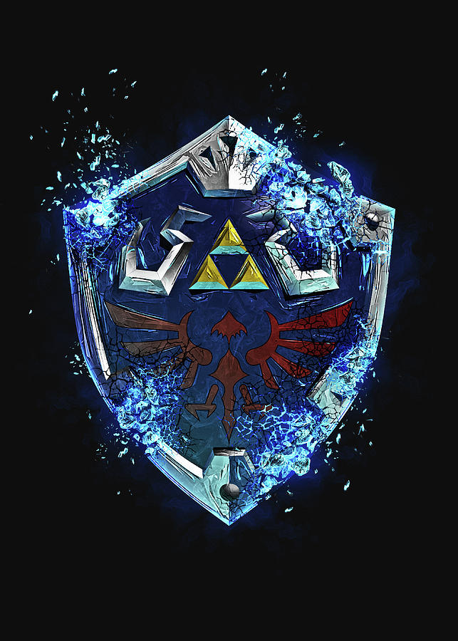 Zelda Shield Digital Art by Gab Fernando