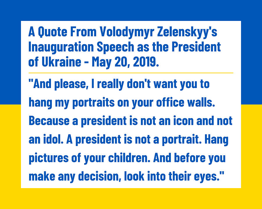 Zelenskyy Quote Photograph by Lee Darnell