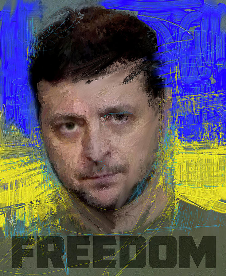 Zelenskyy Mixed Media by Russell Pierce - Fine Art America