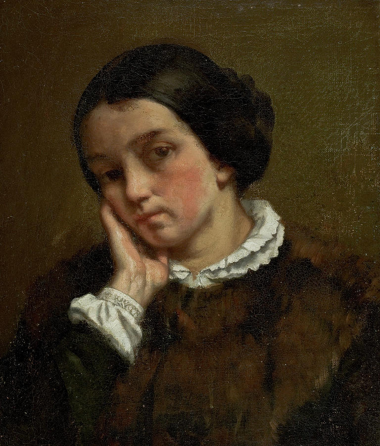 Gustave Courbet  Painting - Zelie Courbet by Gustave Courbet