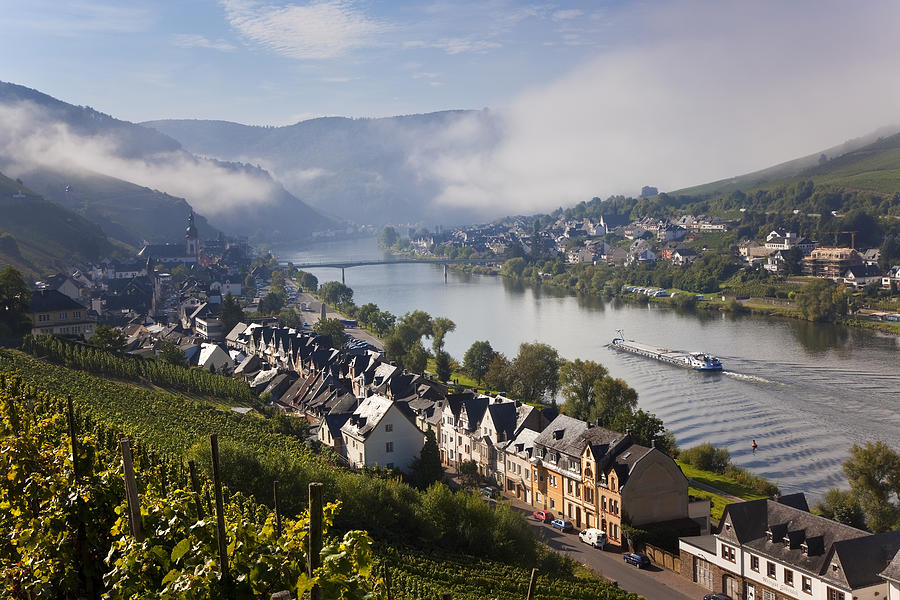 Zell, Mosel River Valley, Germany Photograph by Peter Adams