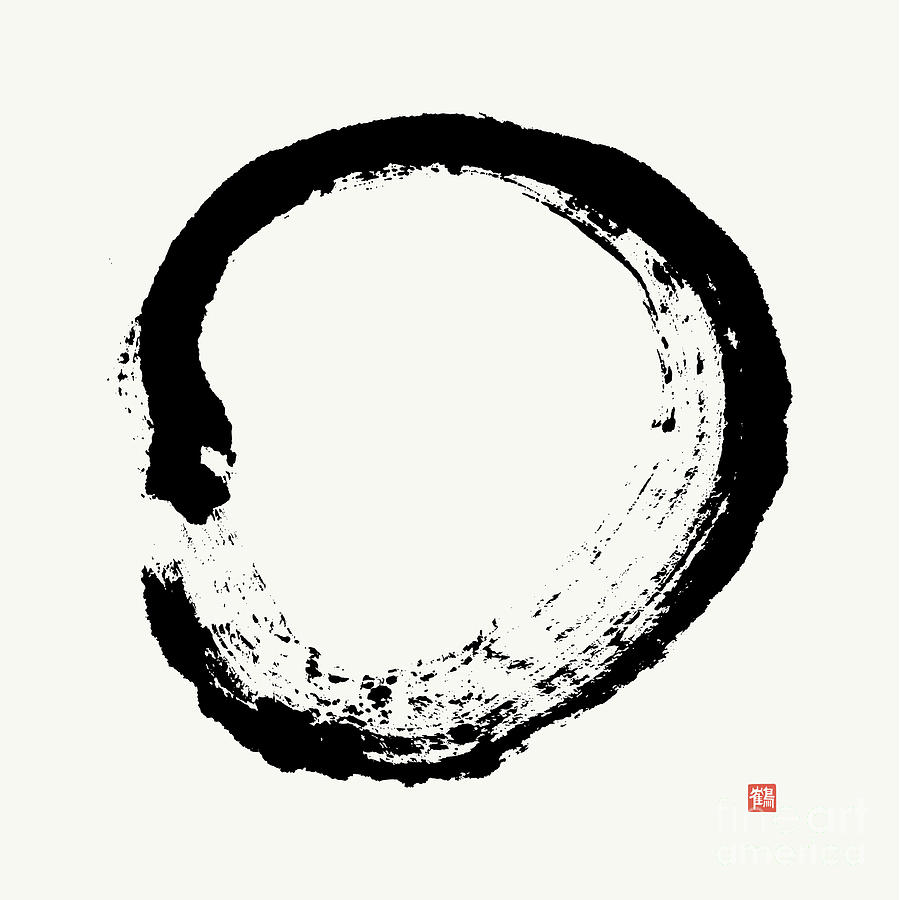 Zen Enso, Unimpeded Creation Painting