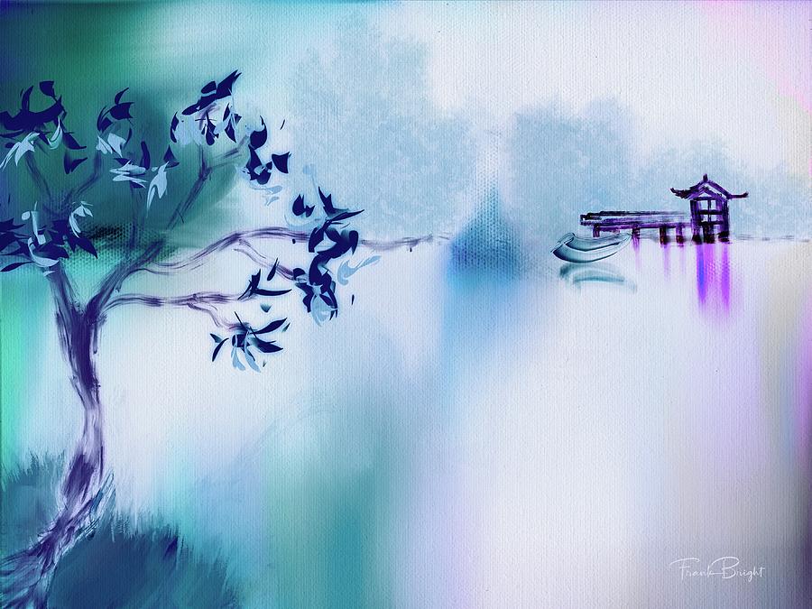 Zen Lake 2 Digital Art by Frank Bright