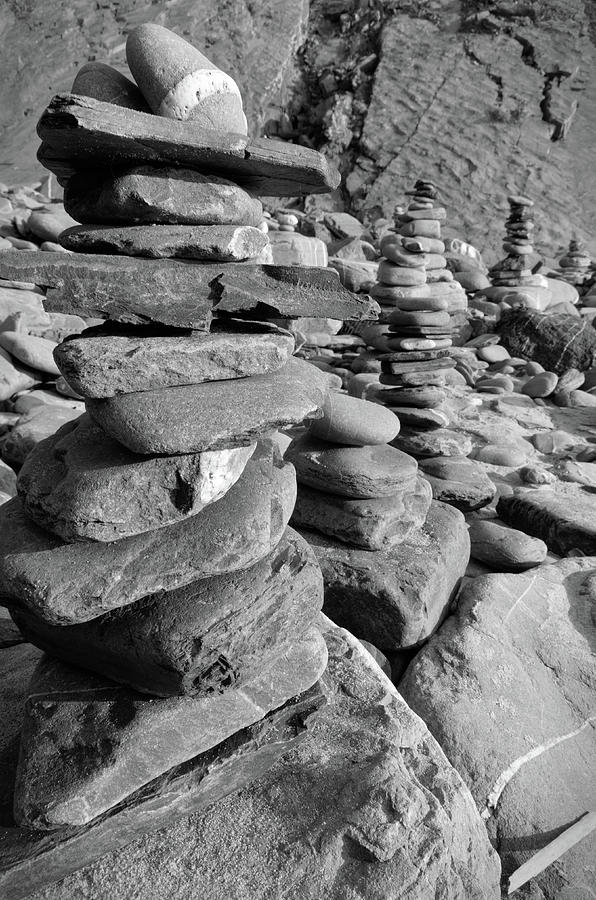 Zen Pebbles Towers Photograph by Angelo DeVal