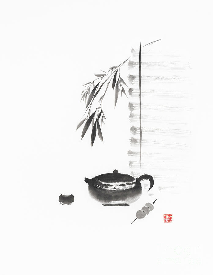 Zen Black Teapot