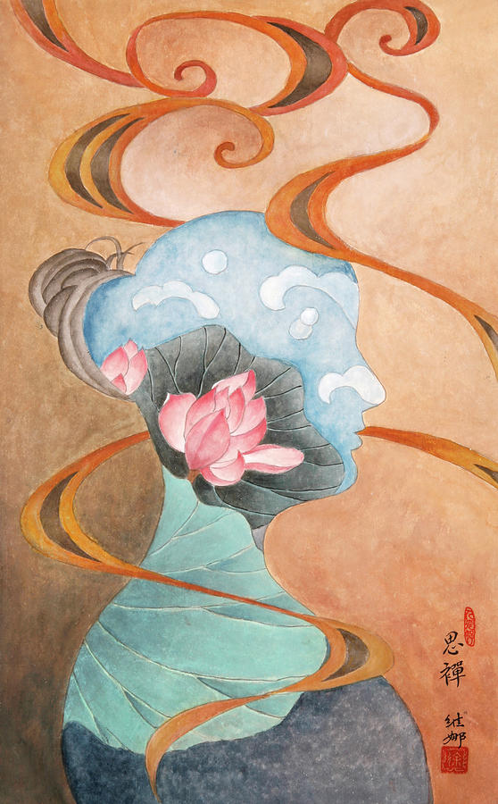 Zen Within Painting by Vina Yang