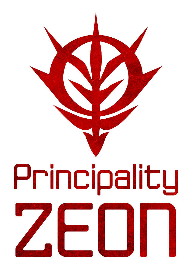 Zeon Red Logo Texture Digital Art