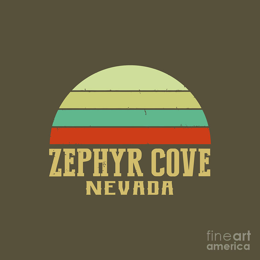 Zephyr Cove Nevada Drawing by Mutia Aryani Fine Art America