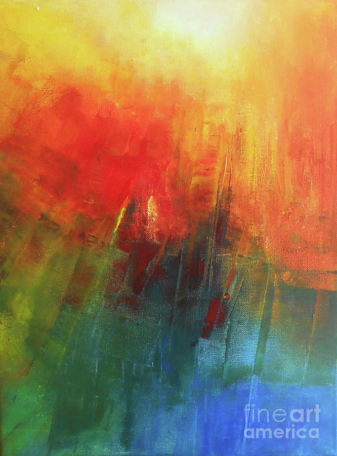 Zest Abstract #2 Painting by Jane See