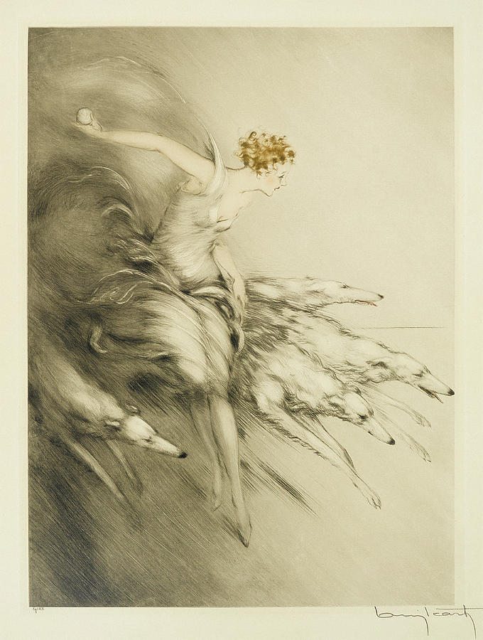 Animal Painting - Zest by Louis Icart