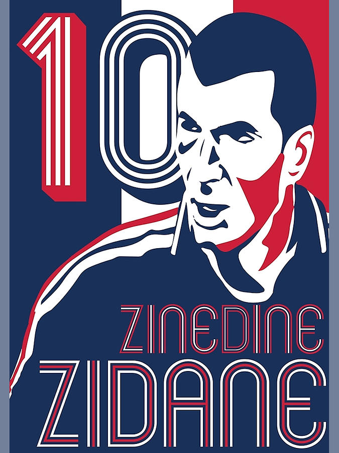 Zinedine Zidane Framed Art Prints for Sale - Fine Art America