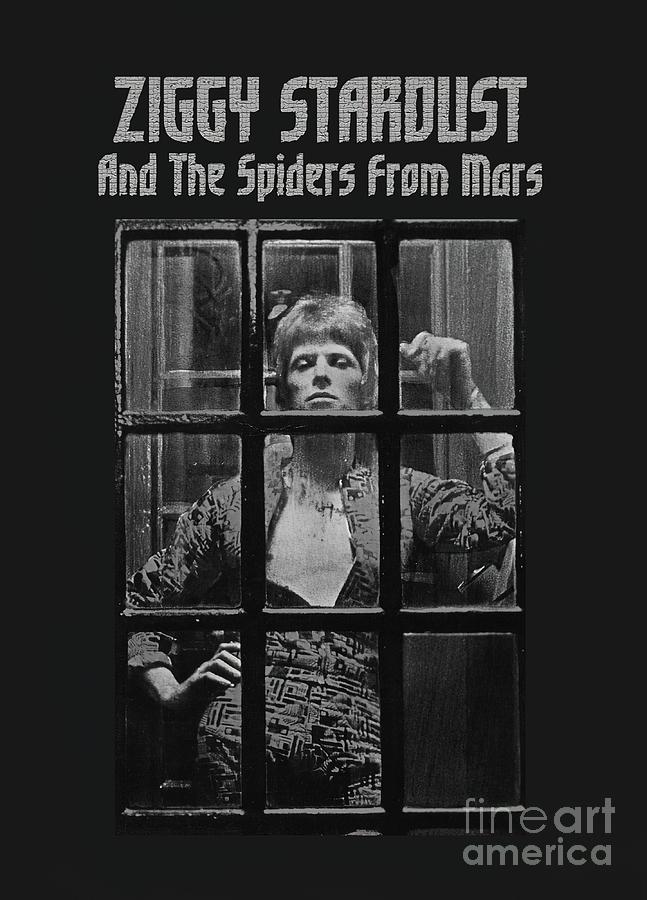 Ziggy Stardust And The Spiders From Mars Tapestry Textile By Clark Marshall Pixels 6413