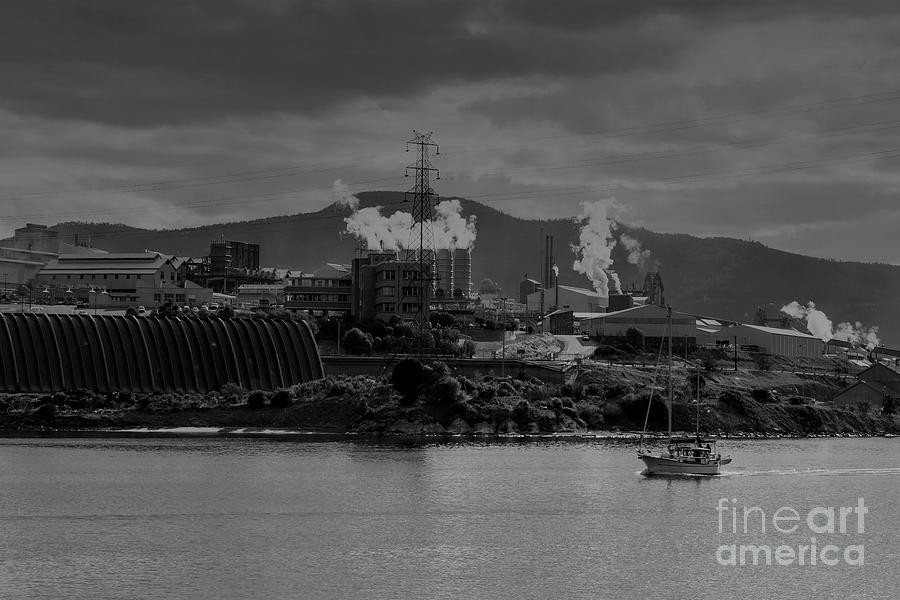 Zinc Smelter, Hobart, Tasmania, Australia Photograph by Elaine Teague