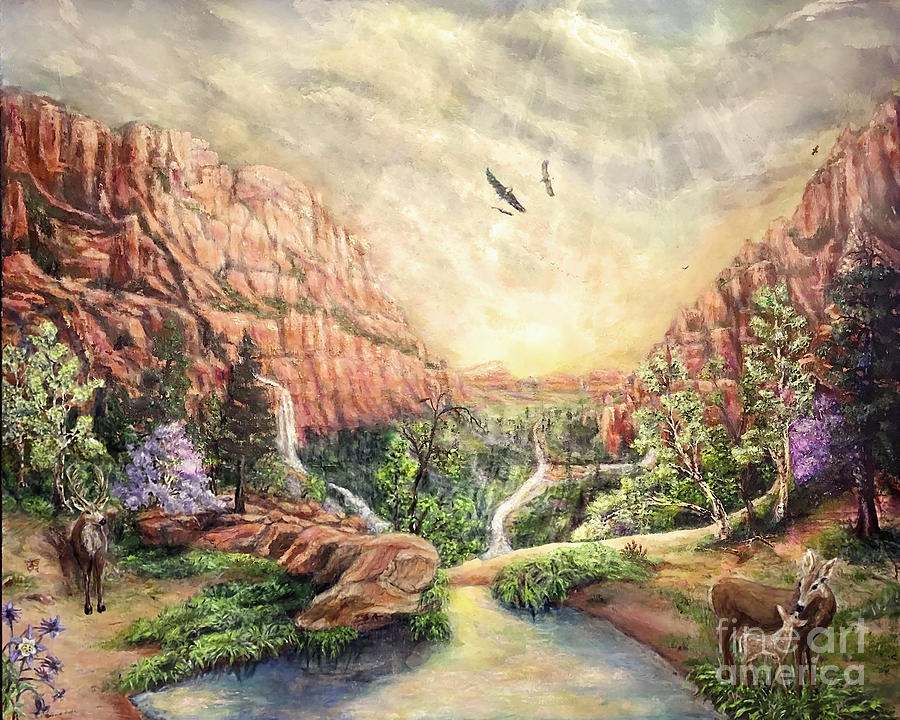 Zion After The Storm Painting