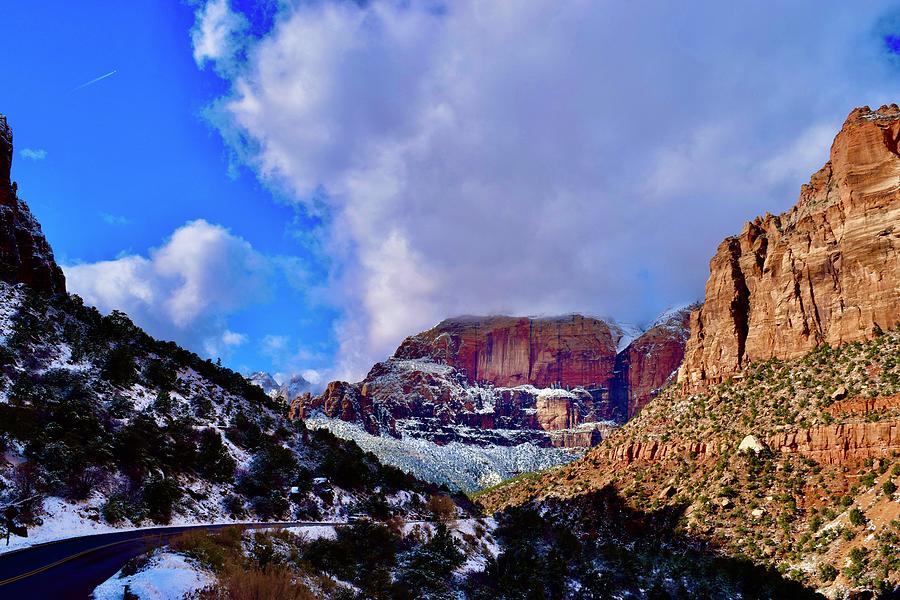 Panoramic view Zion, UT Photograph by Bnte Creations