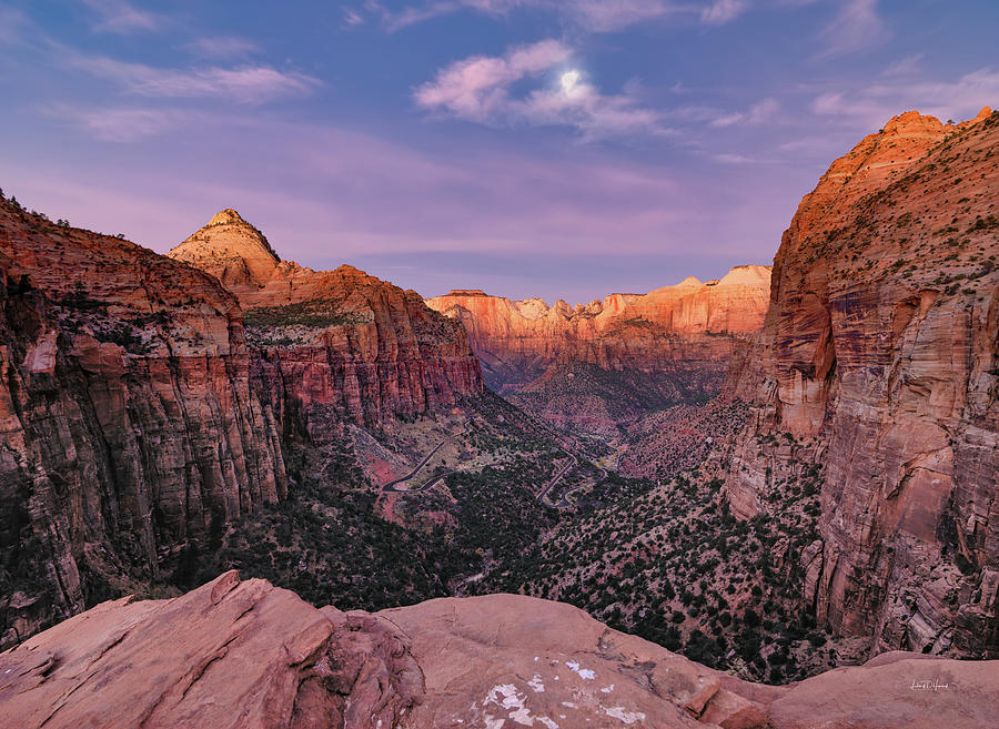 Zion Canyon Overlook Photograph by Leland D Howard