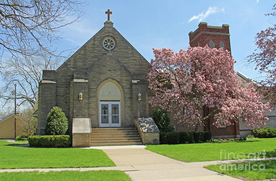 Zion Lutheran Church Waterville Ohio 4211 Photograph by Jack Schultz