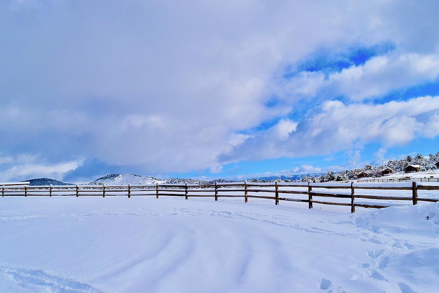 Panoramic Snow Mountain view Photograph by Bnte Creations