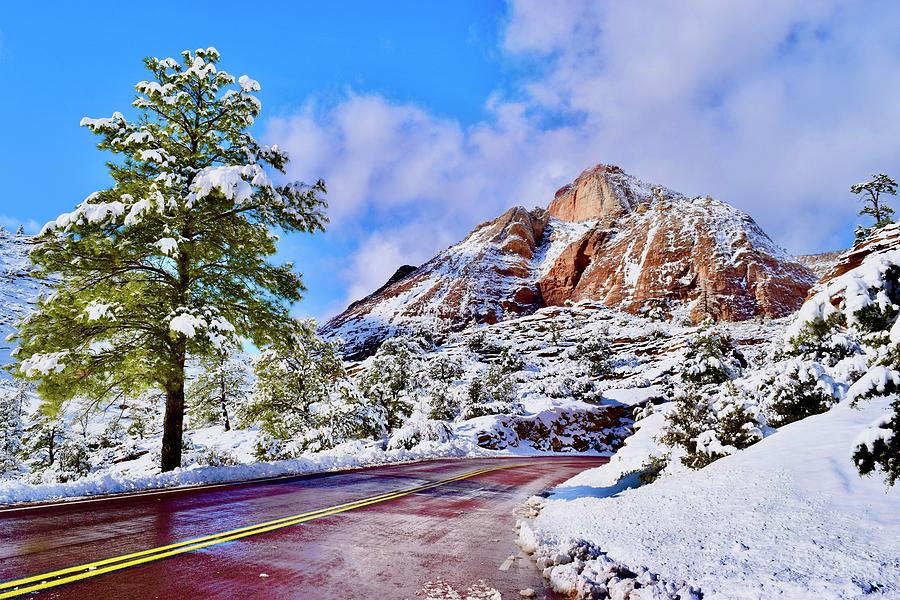 Zion Mount Carmel Hwy-East Zion Photograph by Bnte Creations