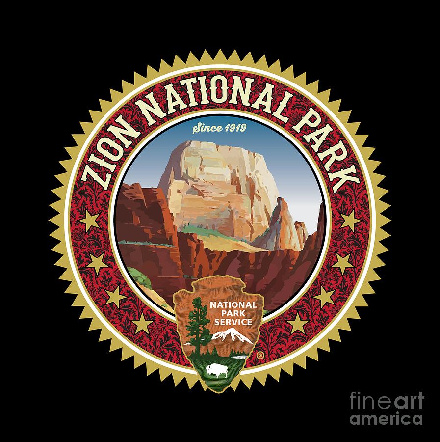 Zion National Park Digital Art by Gary Grayson