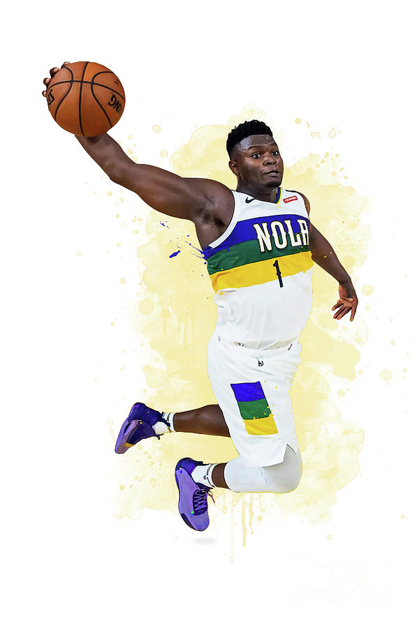 Zion Williamson Digital Art by Eys Qui - Fine Art America