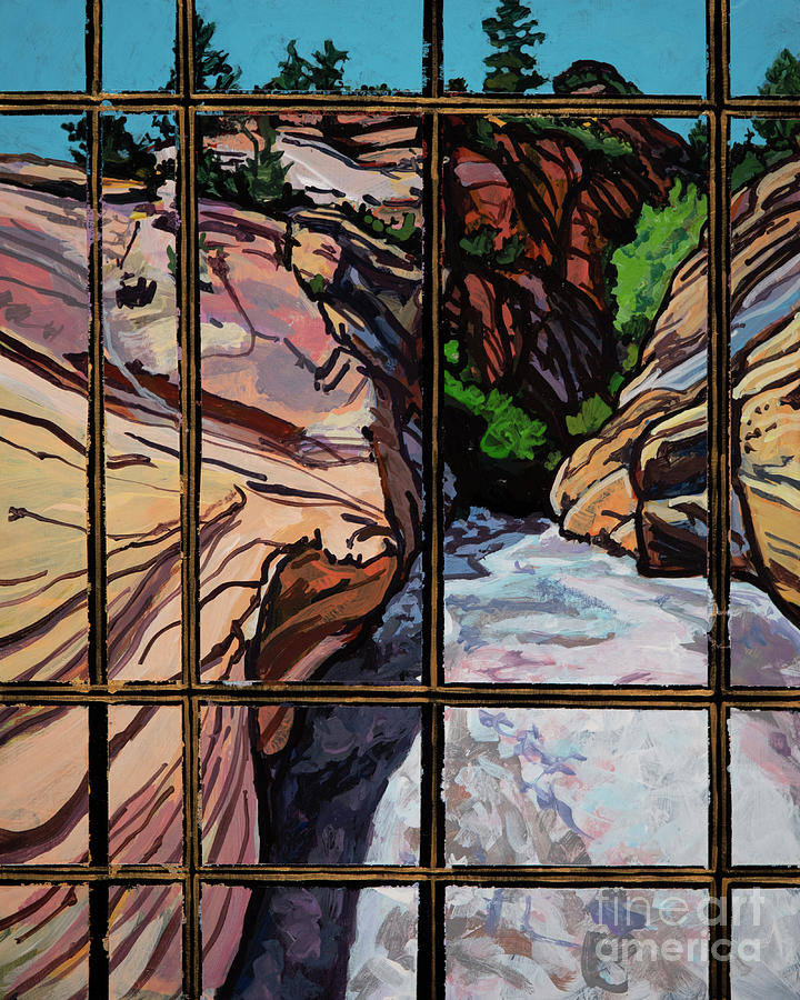 Zions Gate - LWZIG Painting by Lewis Williams OFS