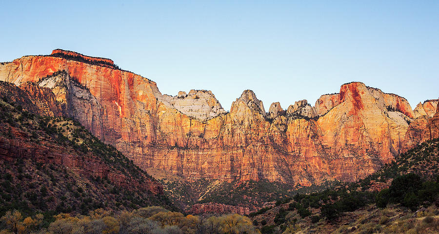 Zion's Towers of the Virgin Landscape Photograph by Stephanie McDowell ...