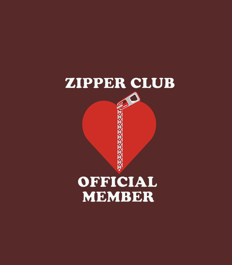 Zipper Club Official Member Open Heart Surgery Digital Art by Brodie ...