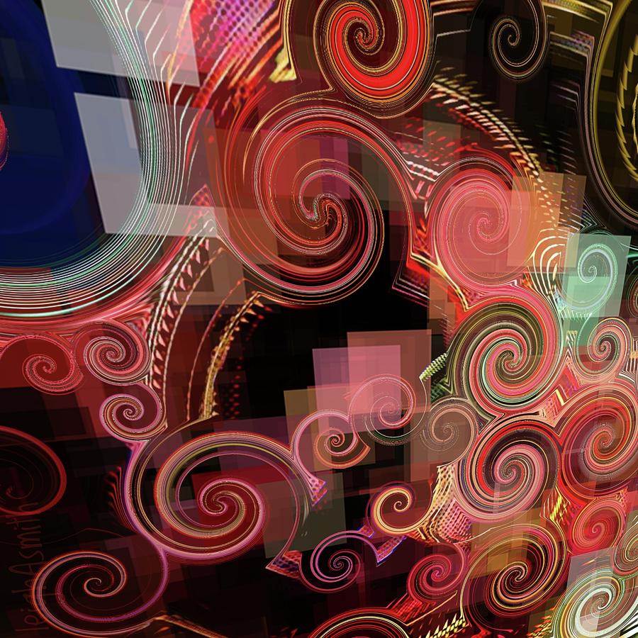 Editing Photograph - Zips And Things Went For A Spin And Met Some Squares Along The Way by Leigh Smith Editing Photograph - Zips And Things Went For A Spin And Met Some Squares Along The Way by Leigh Smith