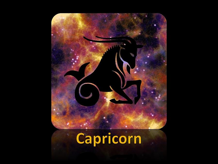 Zodiac Capricorn Mixed Media by Nancy Ayanna Wyatt