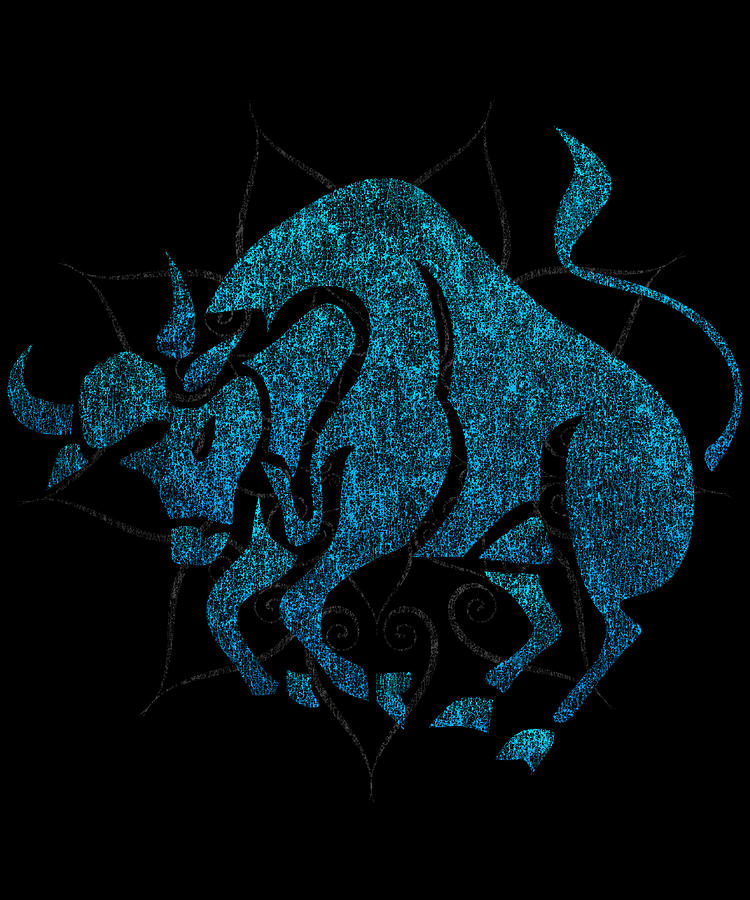 Zodiac Sign Taurus Digital Art by Flippin Sweet Gear