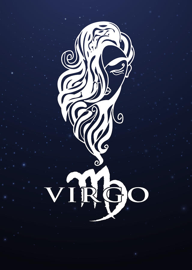 Zodiac Sign Virgo Digital Art by Novan Olivier