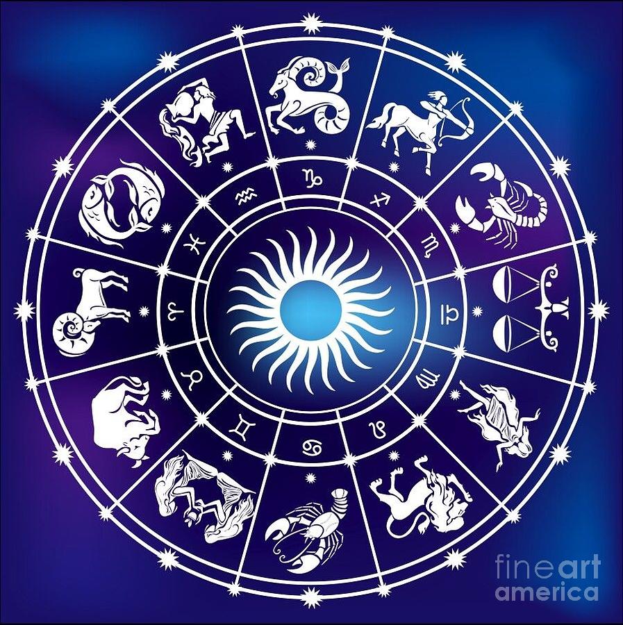 Zodiac Signs Mixed Media