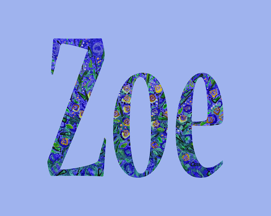Zoe Digital Art by Corinne Carroll