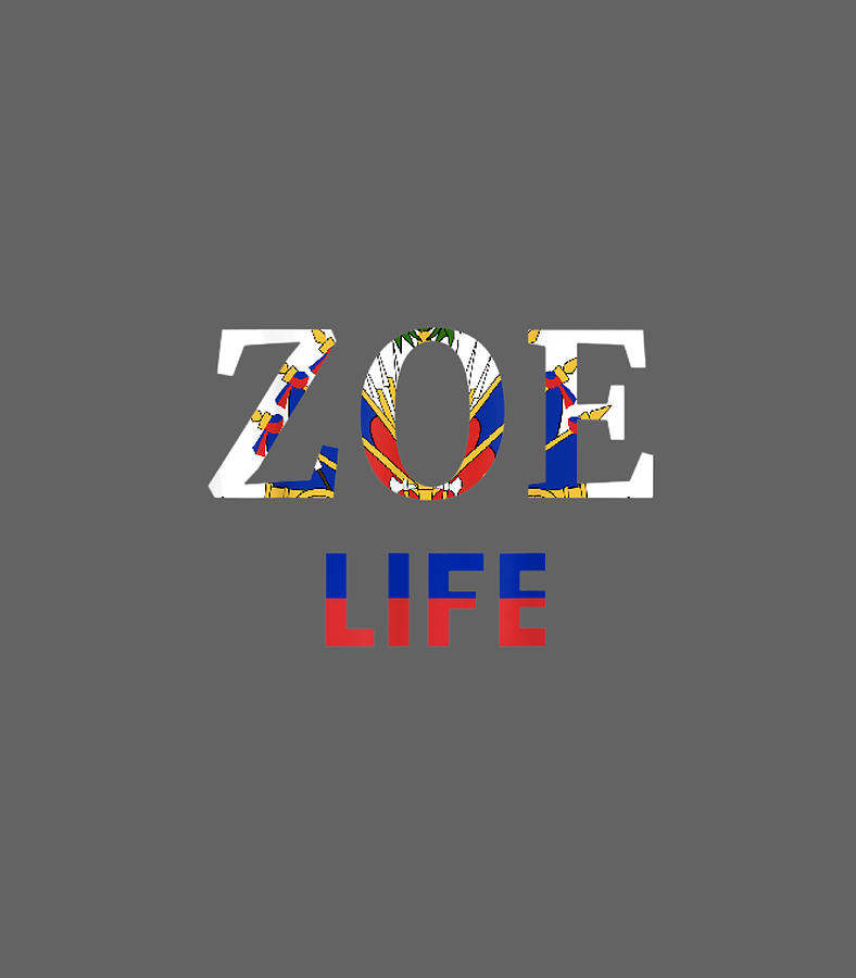 Zoe Life Haitian Pride Perfect Haiti Flag Day Independence Day Digital