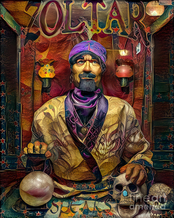 Zoltar Speaks Mystic Fortune Teller 20210919 Photograph by Wingsdomain Art and Photography
