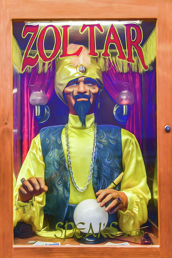 Zoltar Speaks, Teller of Fortunes Photograph by Bob Cuthbert Fine Art