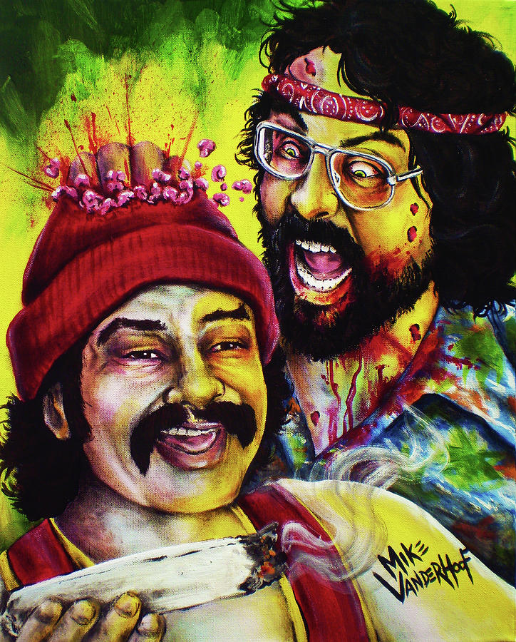 CHEECH & CHONG SIGNED popular ZOMBIES PHOTO