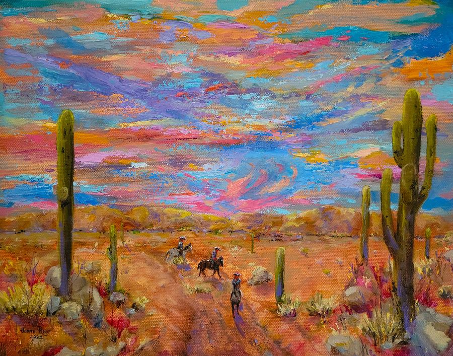 Zona Wash Painting by Judith Rhue