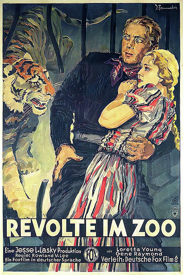 Zoo in Budapest, 1933 - art by Josef Fenneker Mixed Media by Movie World Posters