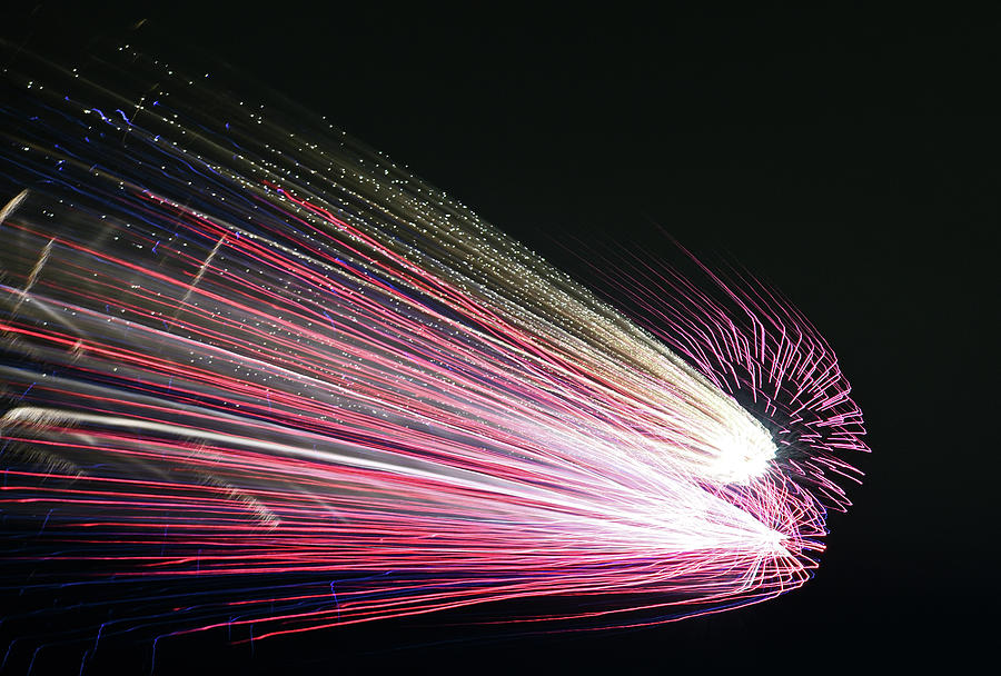 Zooming Fireworks - Independence Day Photograph by Amazing Action Photo Video