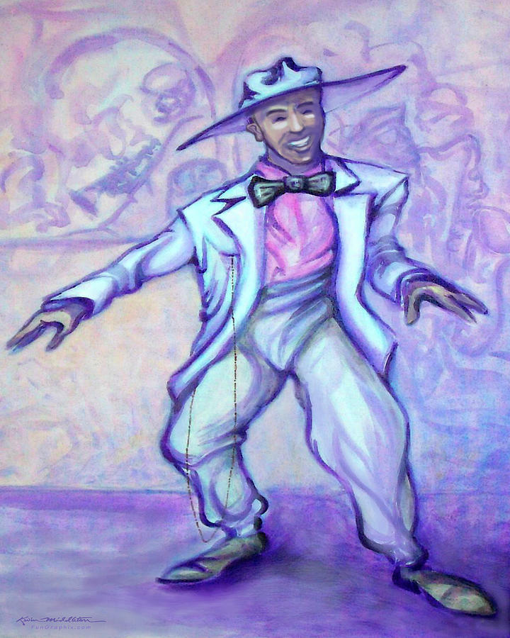 Zoot Suit Painting by Kevin Middleton