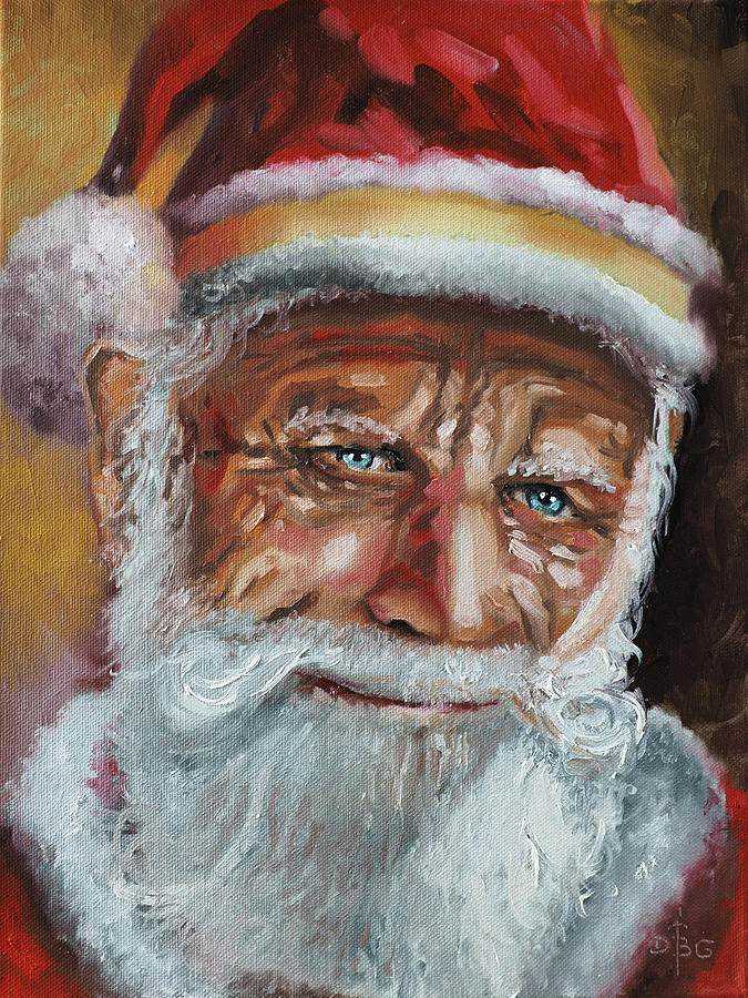 Zorn Santa Painting by David Bader