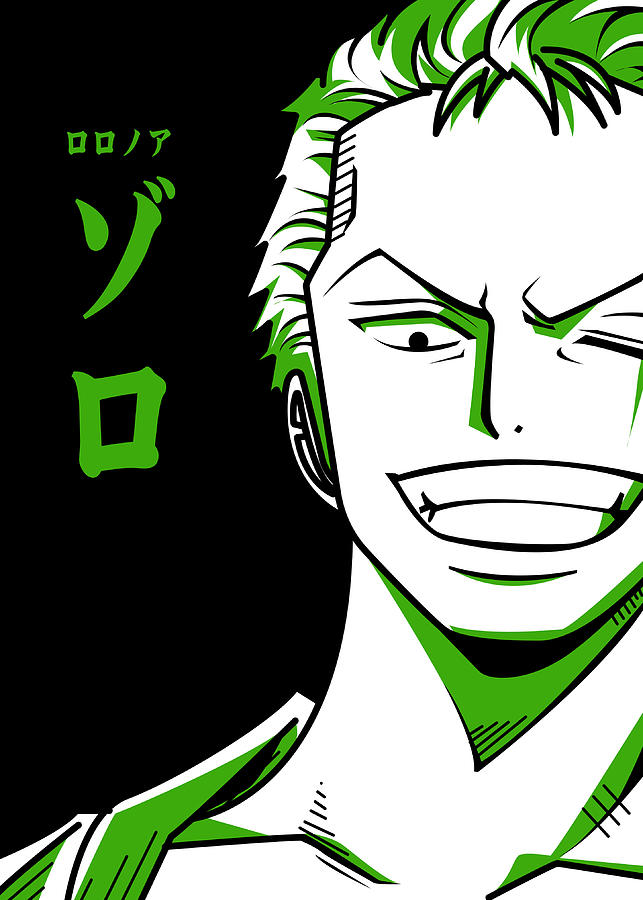 Zoro One Piece Digital Art By Ridwan Art Pixels Merch