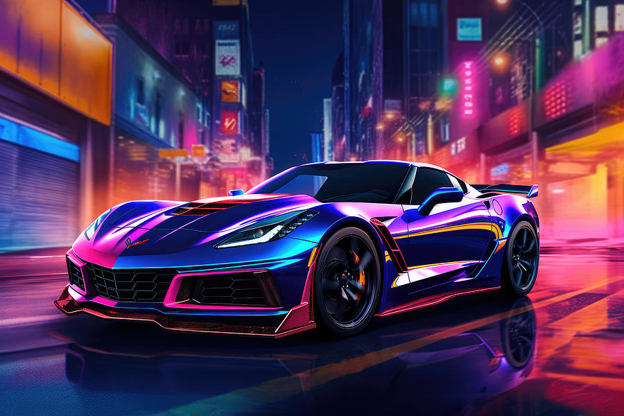 ZR1 Paints the City with Light Painting by Lourry Legarde