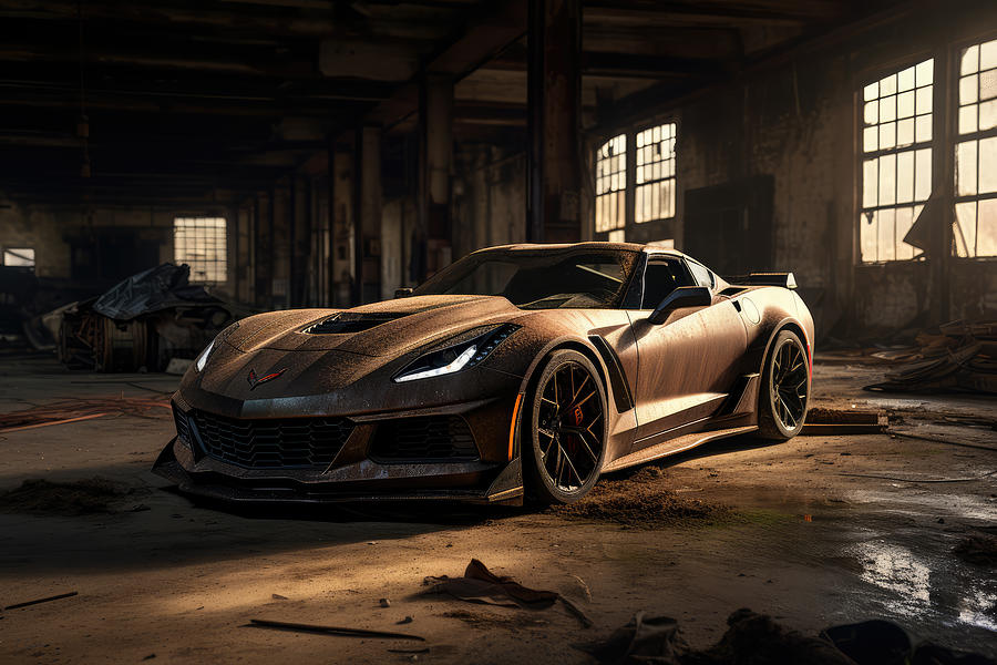 ZR1s Power Over Time Painting by Lourry Legarde
